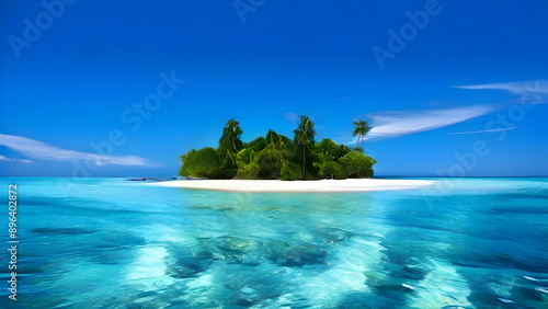 a-tranquil-ocean-landscape-with-crystal-clear-water-and-a-small-island-in-the-distance