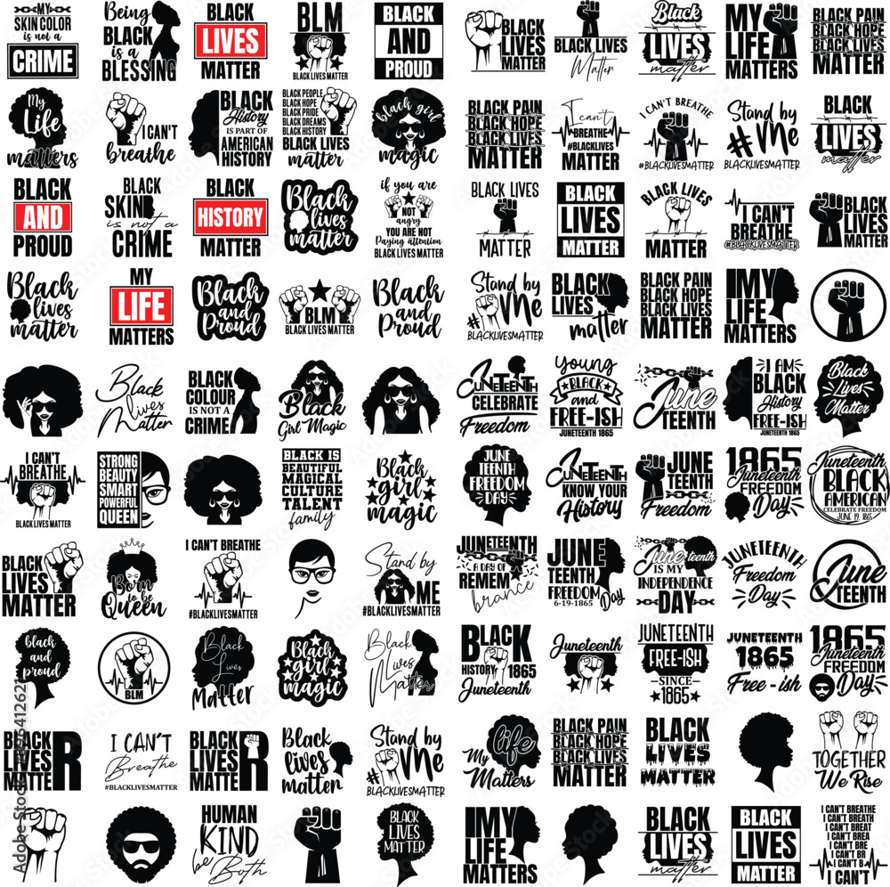 Black lives matter quote, phrase or slogan. Social movement quote Bundle . Black lives matter quote, phrase or slogan. Social movement quote Bundle .