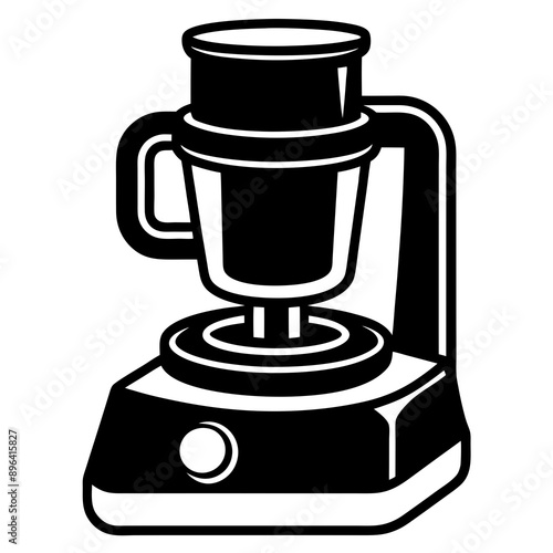 High-Quality Food Processor Vector Art Sleek and Modern Design for Culinary Graphics © Mosharef 