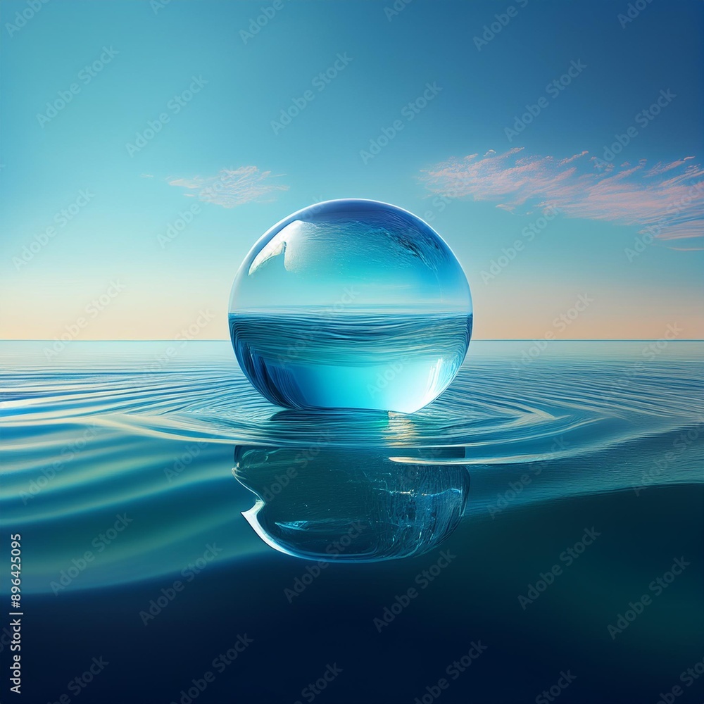 水色, 優雅, 静かな, 波紋, 水平線, 波, 穏やかな気持ち平穏 水色, 優雅, 静かな, 波紋, 水平線, 波, 穏やかな気持ち平穏