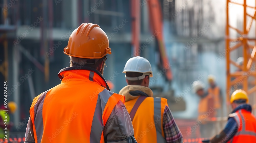 group of nordic construction workers at finnish construction site : Generative AI group of nordic construction workers at finnish construction site : Generative AI
