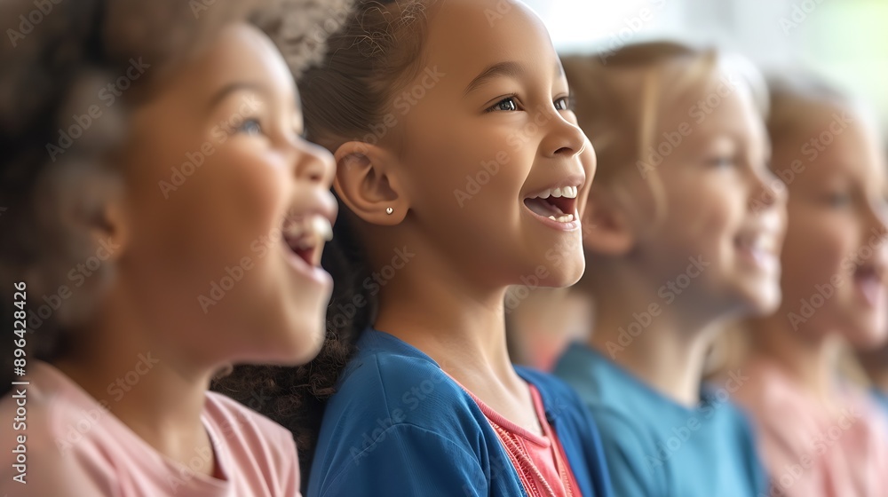 elementary school choir practice : Generative AI elementary school choir practice : Generative AI