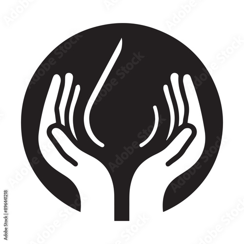 Blood Donation glyph icon. Style is bicolor flat symbol, intensive red and black colors, rounded angles, white background.