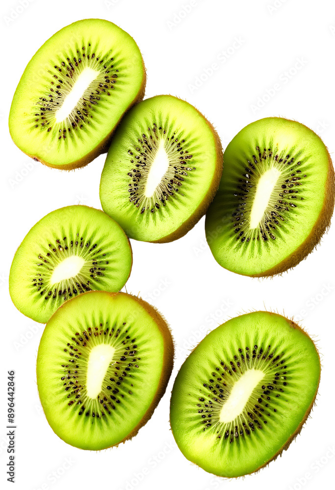 Fototapeta premium delicious Kiwi isolated on white background
