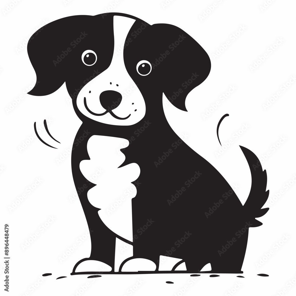 A loyal dog, with wagging tail and attentive eyes, embodies companionship and playful energy, A loyal dog, with wagging tail and attentive eyes, embodies companionship and playful energy,