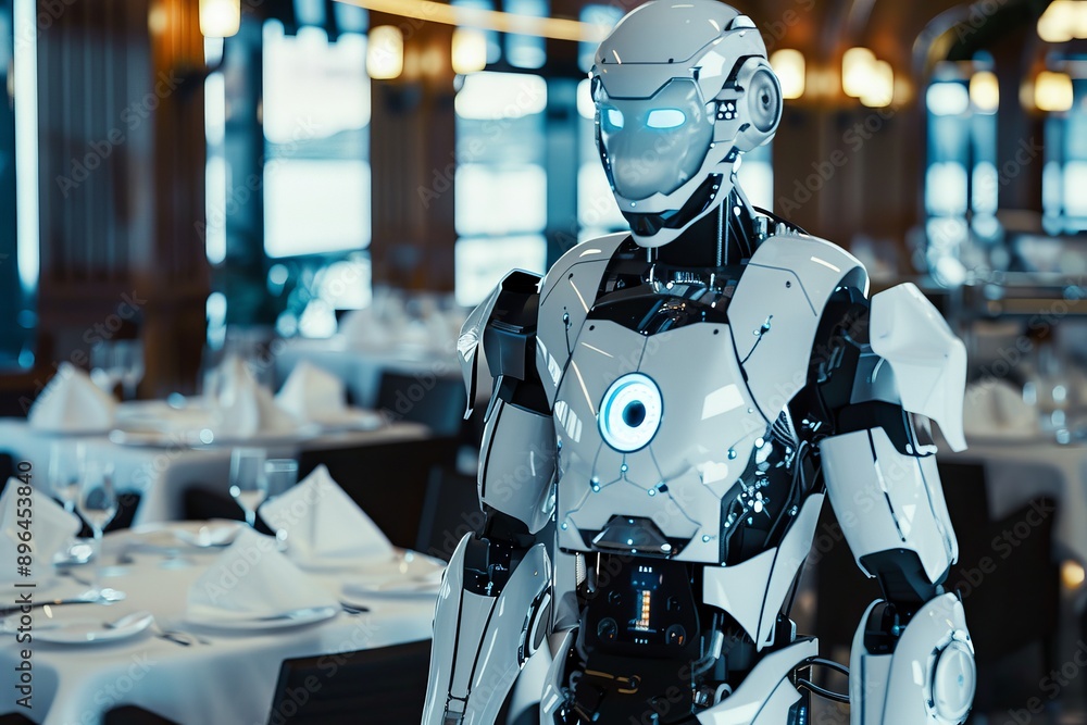 AI based autonomous waiter robot in a restaurant utilizing 5G technology AI based autonomous waiter robot in a restaurant utilizing 5G technology