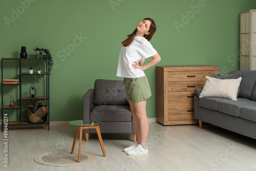 Young woman suffering from ...