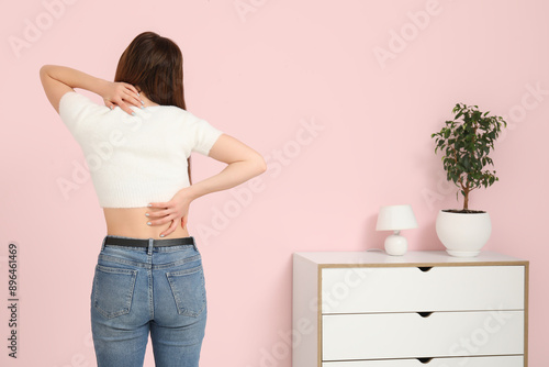 Young woman suffering from ...