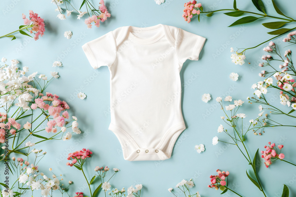 bodysuit baby clothing flat lay onesie mockup bodysuit baby clothing flat lay onesie mockup