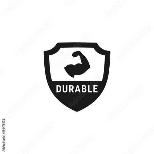 Durable icon or durability sign vector isolated. Best durable icon for apps, websites, packaging design element and more.