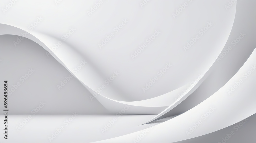 Modern White Gradient Background in 4K Resolution Modern White Gradient Background in 4K Resolution