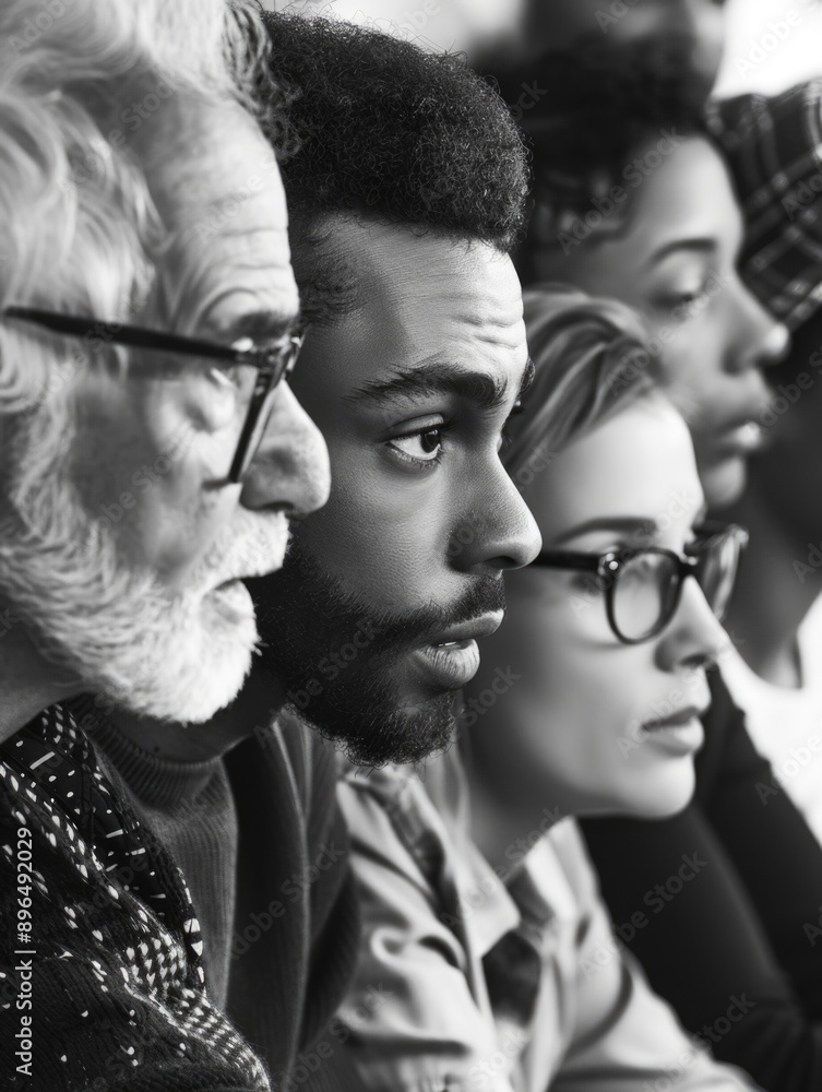 A group of people seated together, enjoying conversation and companionship A group of people seated together, enjoying conversation and companionship