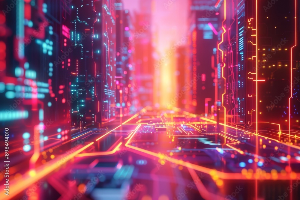 Ultra futurist tech abstract background Ultra futurist tech abstract background
