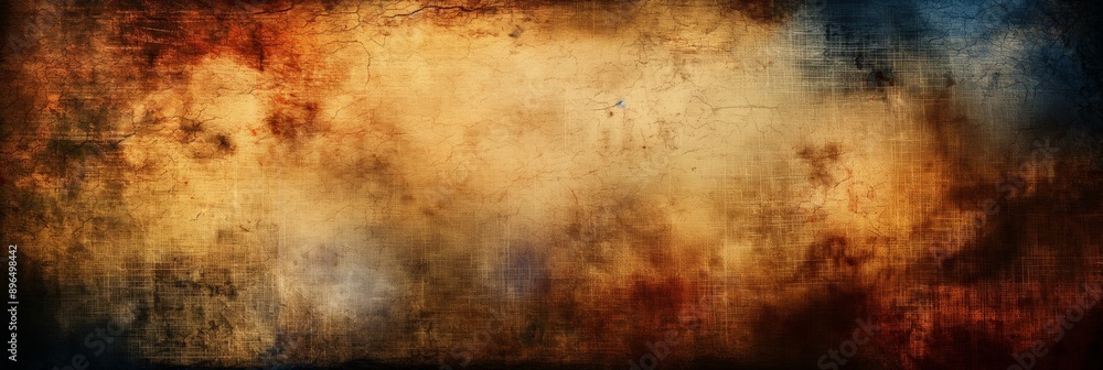 Abstract Grunge Background Texture with Brown, Orange, and Blue Hues Abstract Grunge Background Texture with Brown, Orange, and Blue Hues