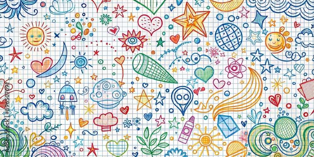 Doodle Art The heart of the image lies in the mesmerizing doodles. Delicate lines intertwine, forming patterns Doodle Art The heart of the image lies in the mesmerizing doodles. Delicate lines intertwine, forming patterns