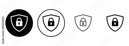 Security icon set. protection icon. privacy. vpn