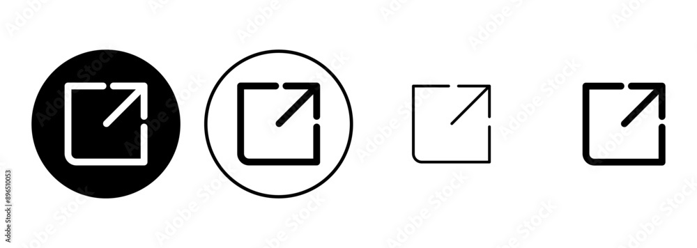 External link icon set. link icon vector. hyperlink symbol External link icon set. link icon vector. hyperlink symbol