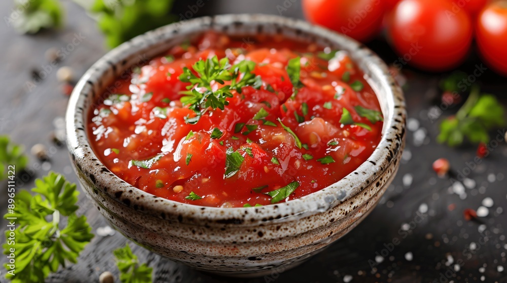 Fresh tomato sauce. Fresh tomato sauce.