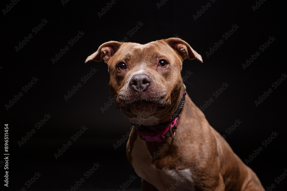 cute dog on an isolated background in a studio shot cute dog on an isolated background in a studio shot