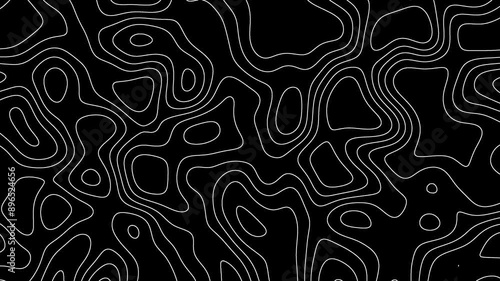 topography map animated background 4k