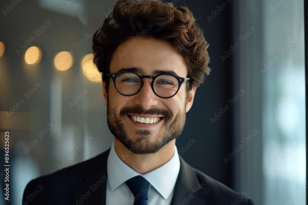 Smiling handsome businessman s portrait Smiling handsome businessman s portrait
