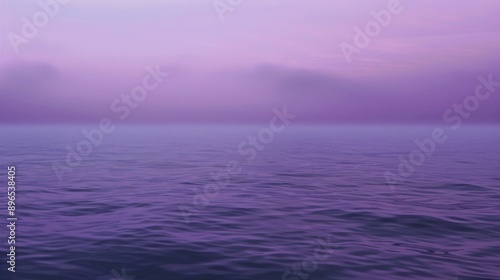 Purple Ocean Sunset.