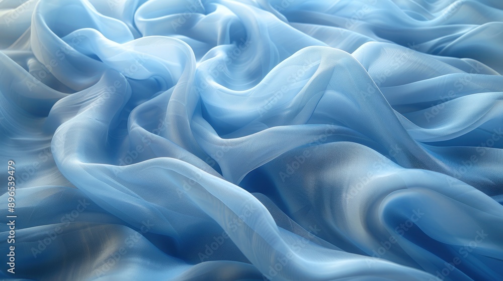Light blue fine fabric, with a smooth and delicate texture. Light blue fine fabric, with a smooth and delicate texture.