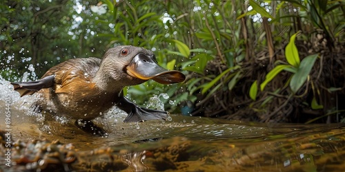 platypus in the wild photo