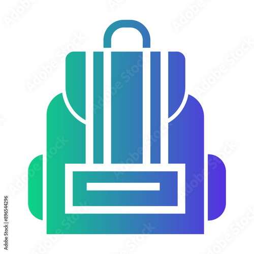 mountain bag Gradient icon