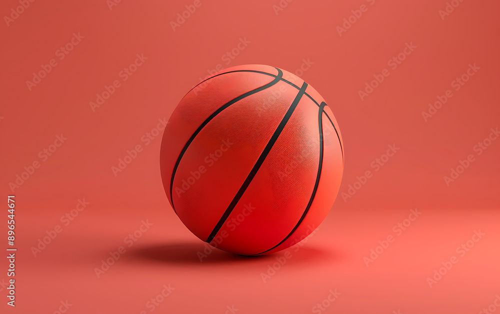 Basketball isolated on Black background. Basketball isolated on Black background.
