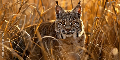  bobcat in the wild,  photo