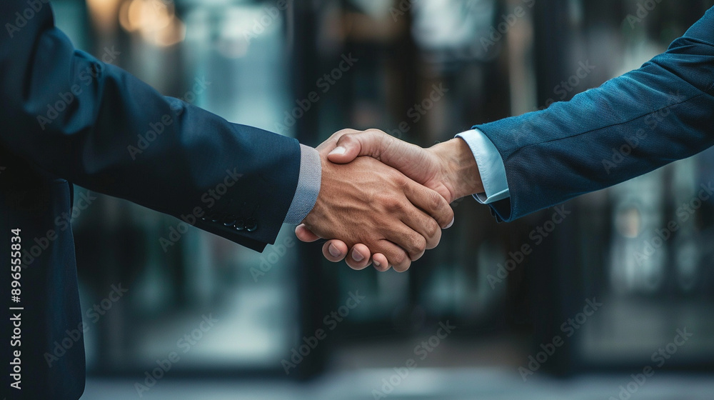 professional handshake between businessmen, symbolizing trust, agreement, partnership, and successful collaboration. The image captures a formal, positive interaction in a business setting professional handshake between businessmen, symbolizing trust, agreement, partnership, and successful collaboration. The image captures a formal, positive interaction in a business setting