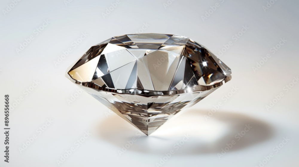 Close Up of Diamond Gemstone. Close Up of Diamond Gemstone.