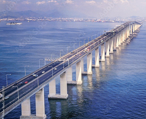 Rio-Niteroi Bridge is a box girder bridge crossing Guanabara Bay, in the State of Rio de Janeiro. It connects the citIES of Rio de Janeiro and Niterói., with total length: 13,2 Km. Brazil