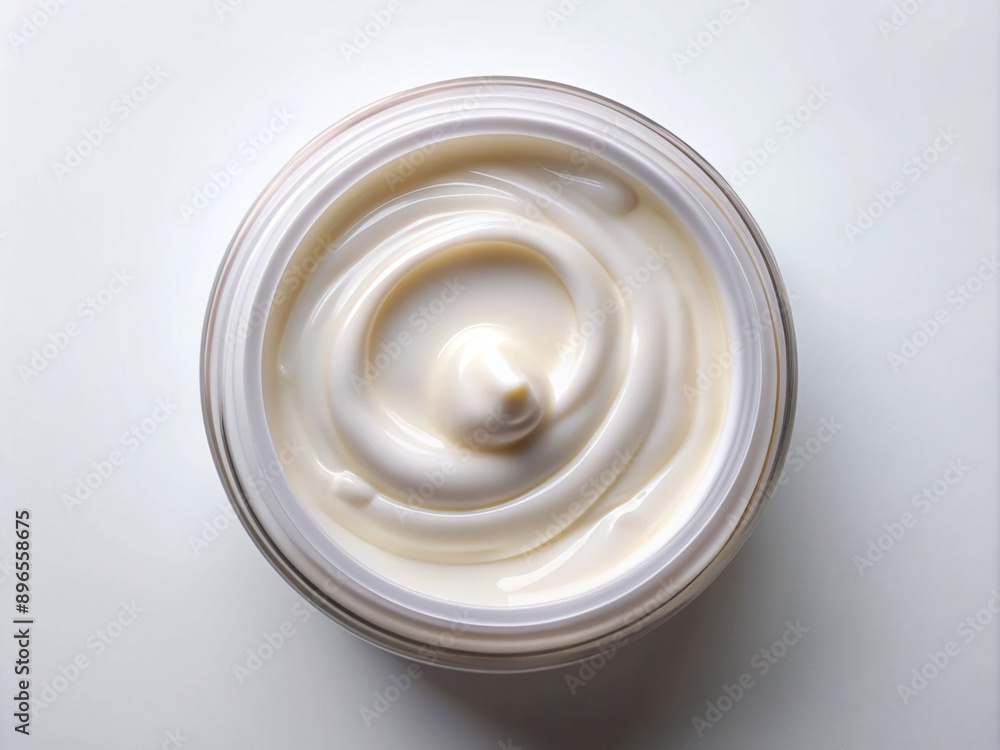 Texture of face care cream as background, top view Texture of face care cream as background, top view