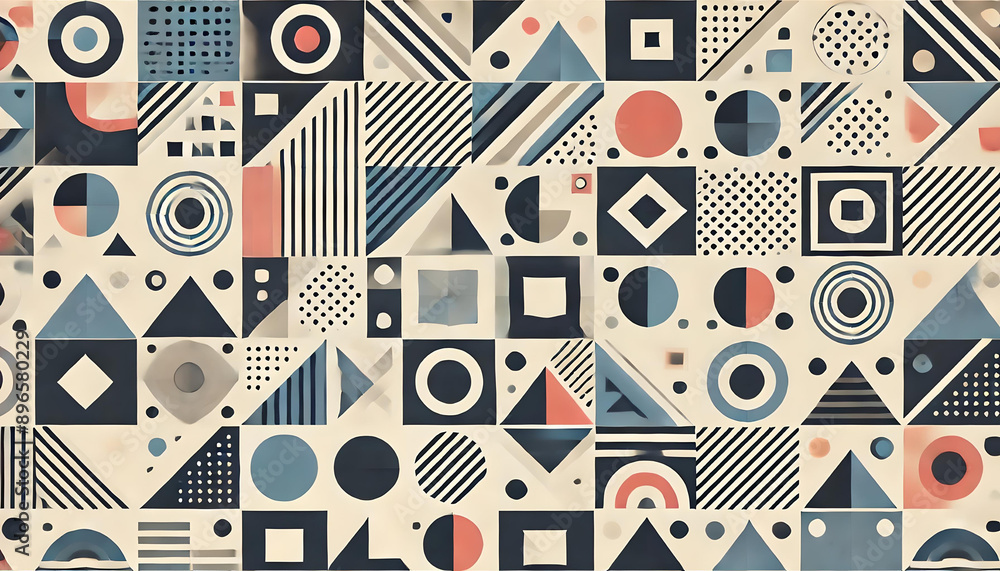 Abstract Shapes Pattern Abstract Shapes Pattern