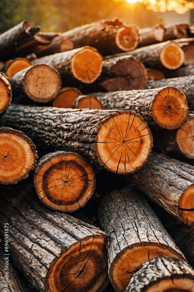 Close-up view of a pile of logs with visible tree rings, highlighting the rich textures and natural patterns of the cut wood in a forest setting
Close-up view of a pile of logs with visible tree rings, highlighting the rich textures and natural patterns of the cut wood in a forest setting