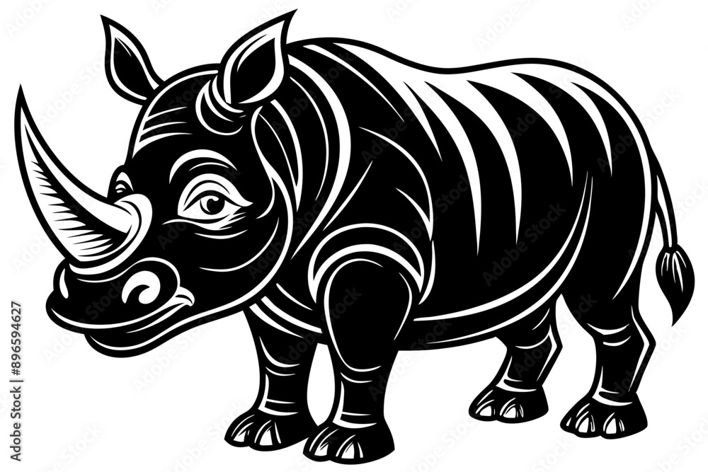 Funny Rhino Vector Illustration Cartoons, Clipart, and Line Art Design on White Background, Playful funny rhino vector design, perfect for cartoons, clipart, and line art on white background Funny Rhino Vector Illustration Cartoons, Clipart, and Line Art Design on White Background, Playful funny rhino vector design, perfect for cartoons, clipart, and line art on white background