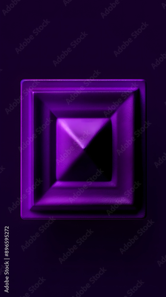 Square Purple Abstract Art Square Purple Abstract Art