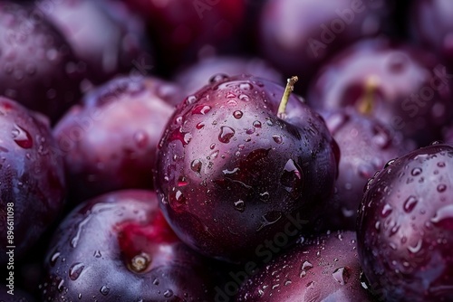 Damson Plum background photo