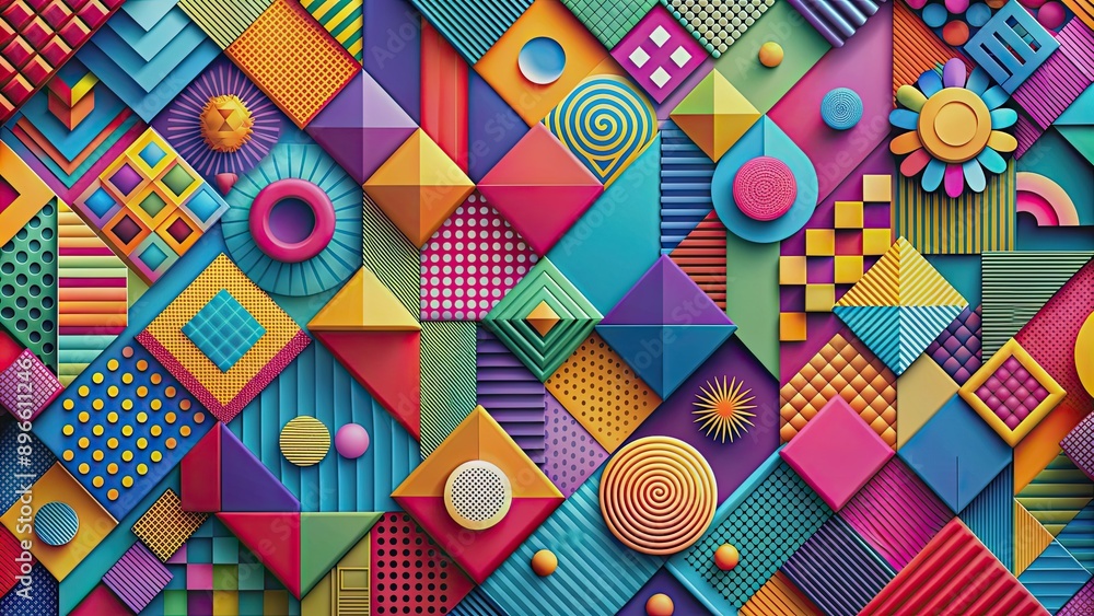 Abstract background of colorful geometric shapes and patterns, abstract, background, colorful, geometric, shapes, patterns Abstract background of colorful geometric shapes and patterns, abstract, background, colorful, geometric, shapes, patterns