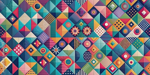 Abstract geometric wallpaper with experimental shapes and patterns , experimental, shapes, patterns, wallpaper, abstract