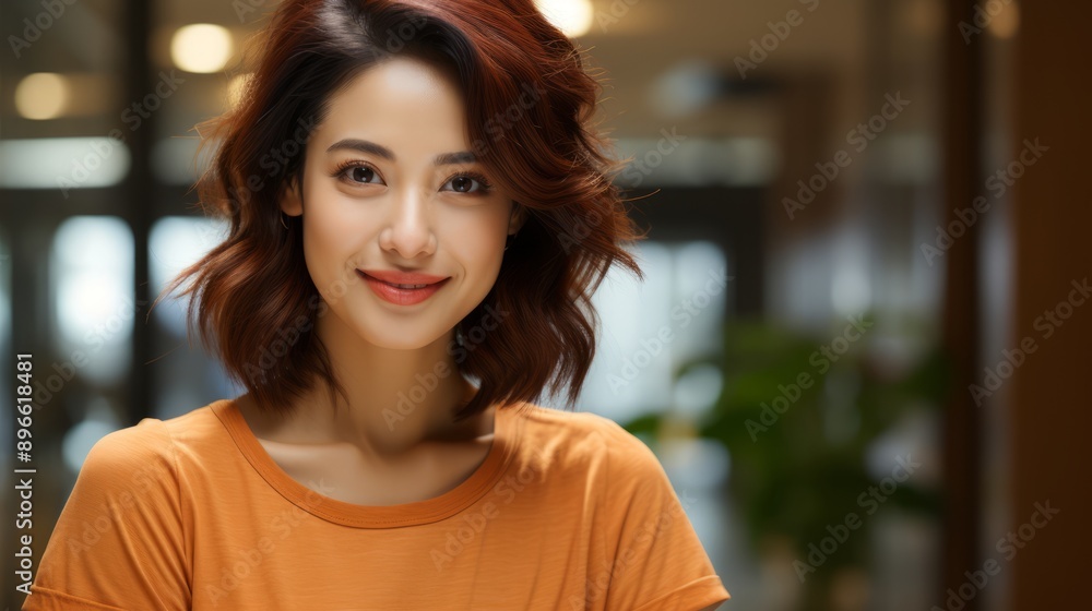 Here are the images of the healthy Korean female consultant in man 40s. Here are the images of the healthy Korean female consultant in man 40s.