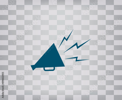 Vector icon on gray background with gradient