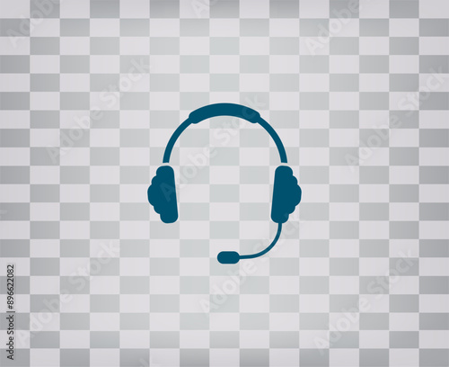 Vector icon on gray background with gradient