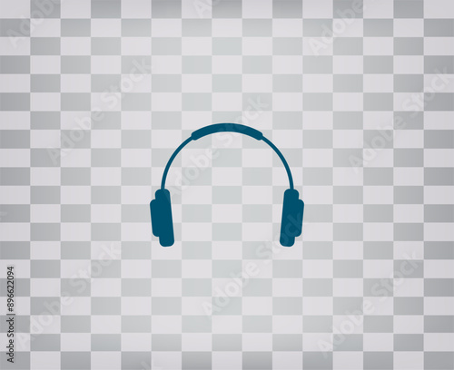 Vector icon on gray background with gradient