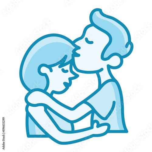 Forehead Kisses Icon