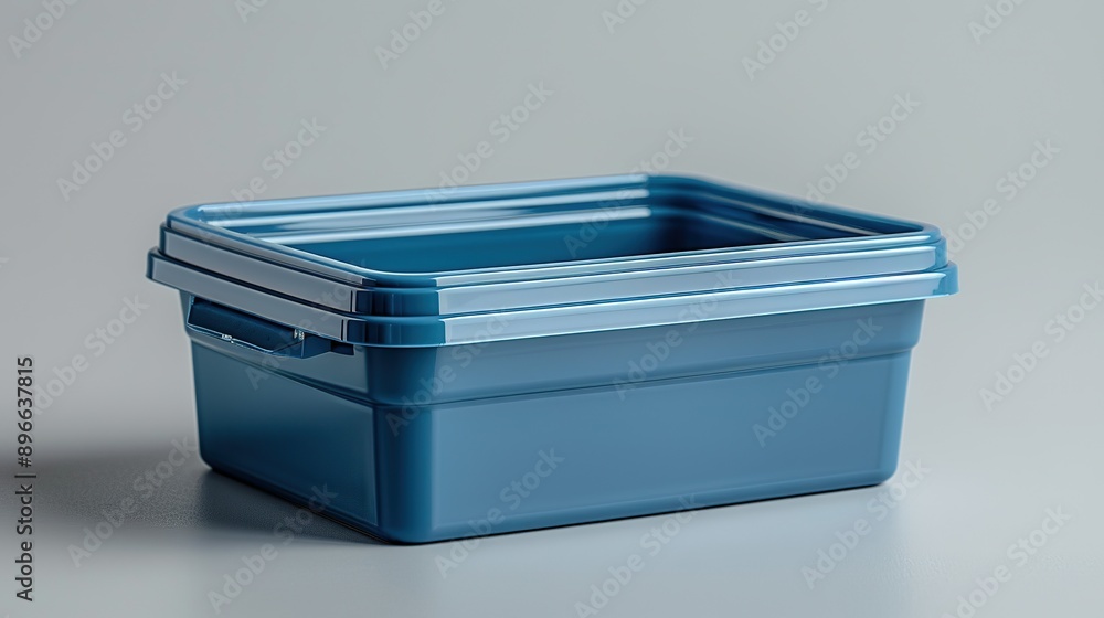 School Lunch Necessity: Open Plastic Lunch Box School Lunch Necessity: Open Plastic Lunch Box