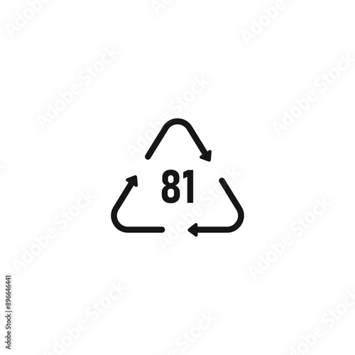 C PAP plastic symbol icon vector. EPS 10 editable vector photo