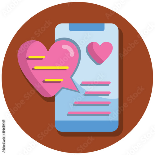 Love Message Icon